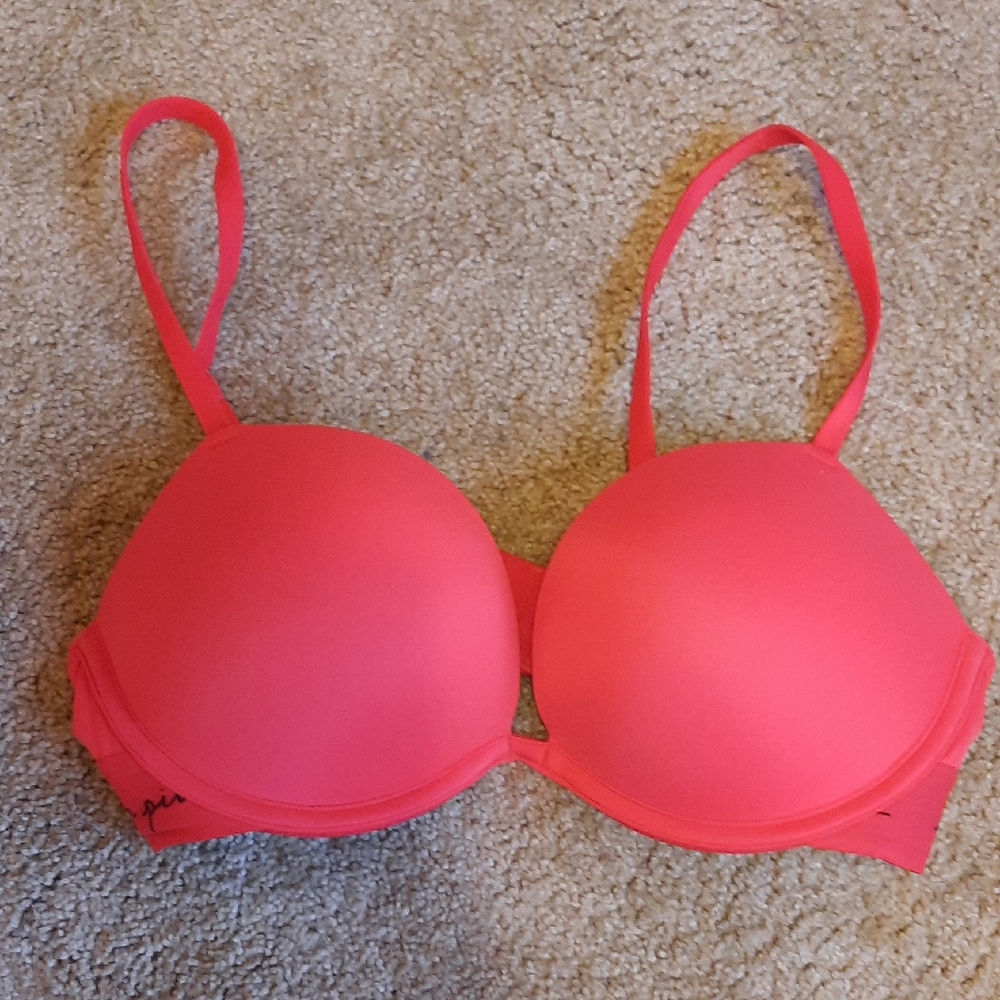 Vibrant Pink Push UP Bra